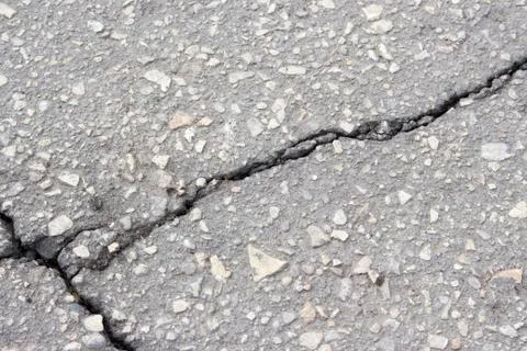 The old asphalt track Foto stock