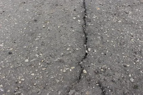 The old asphalt track Foto stock