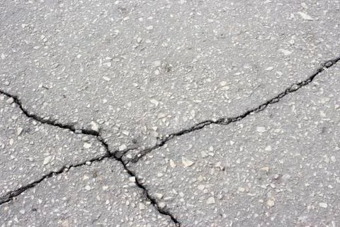 The old asphalt track Foto stock