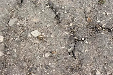 The old asphalt track Foto stock