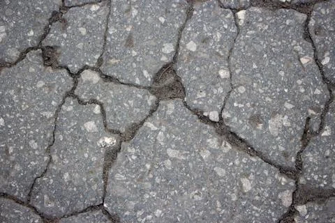 The old asphalt track Foto stock