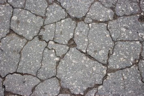 The old asphalt track Stock-Fotos