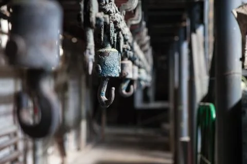 The old assembly line Stock Photos