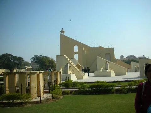 Old astronomy structures in India Stock Photos