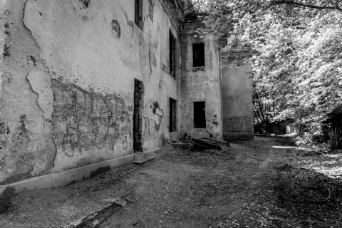 Old asylum of Brestovac Stock Photos