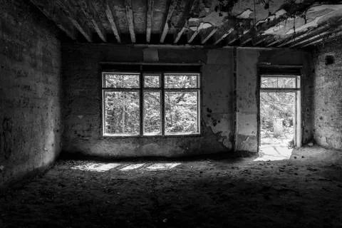 Old asylum  Brestovac Stock Photos
