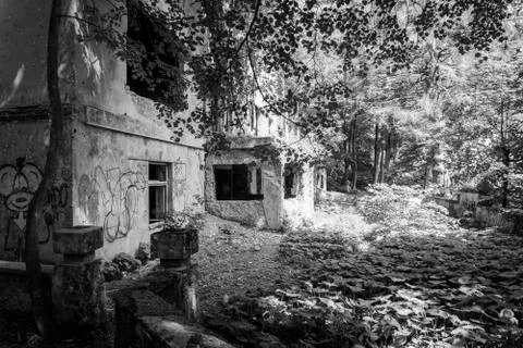 Old asylum  Brestovac Stock Photos