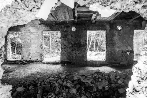 Old asylum  Brestovac Stock Photos