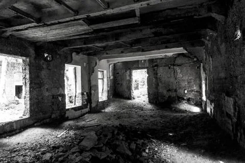 Old asylum  Brestovac Stock Photos