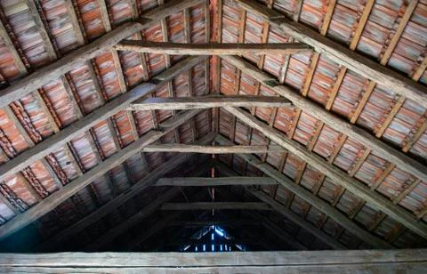 Old attic Stock Photos