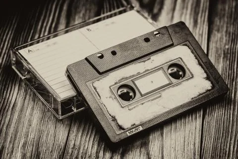 Old audio cassette Stock Photos