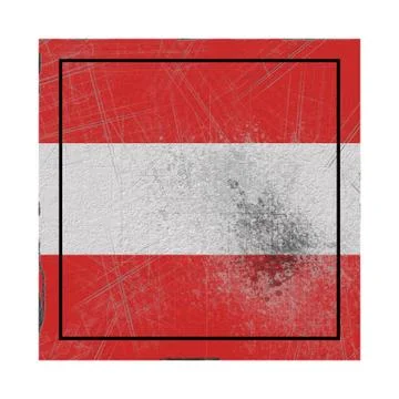 Old Austria flag Stock Illustration