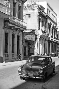 Old auto in cuba Foto stock
