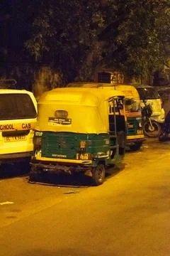 An old auto rickshaw Stock Photos