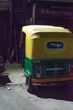 An old auto rickshaw Stock Photos