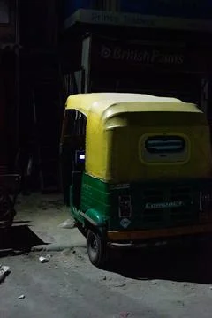 An old auto rickshaw Stock Photos