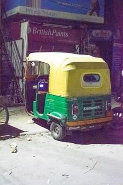 An old auto rickshaw Stock Photos