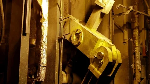 Old Automatic Machine Production of chipboard Stock Footage 70687713