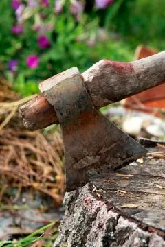Old ax Stock Photos