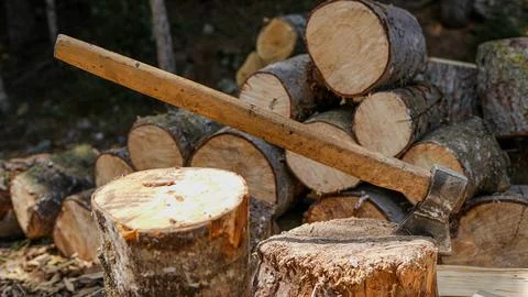 Old axe Stock Photos