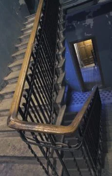 Old Backstairs Stock Photos