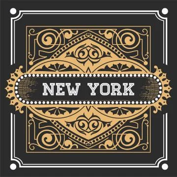 Old badge. Elements by layers. Stock Illustration