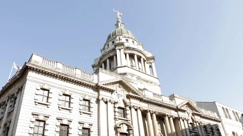 Old Bailey Stock Footage