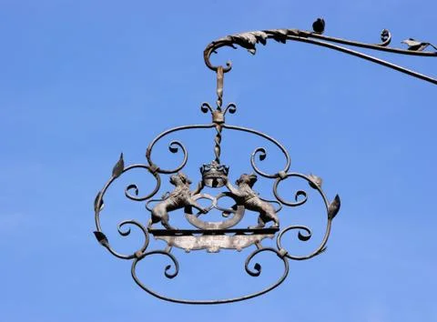 Old bakery sign Foto stock