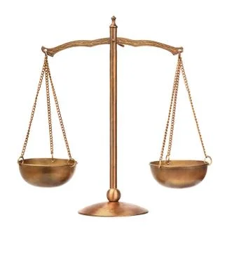 Old balance scale Stock Photos