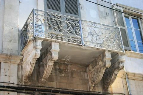 Old balcony Stock Photos