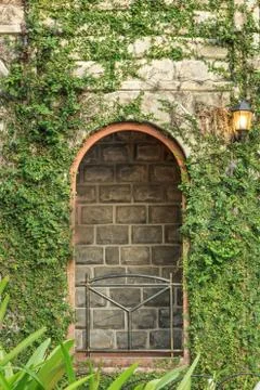 Old balcony view Foto stock