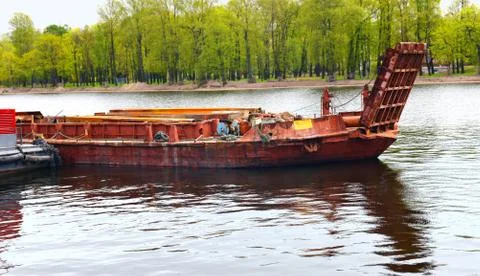 Old barge Stock Photos