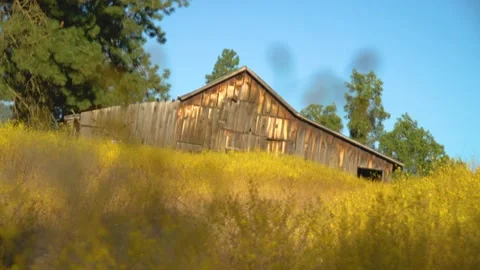 Old Barn in the countryside  Stock Footage 203278815