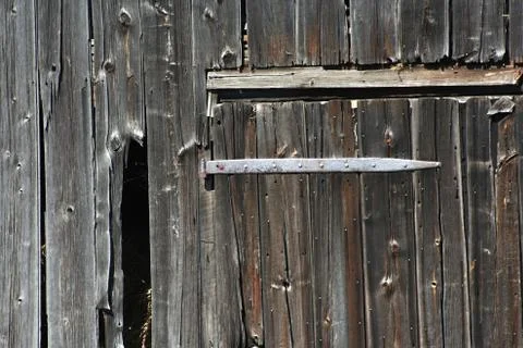 Old barn door Stock Photos
