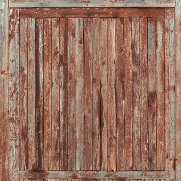 Old barn door. Foto stock