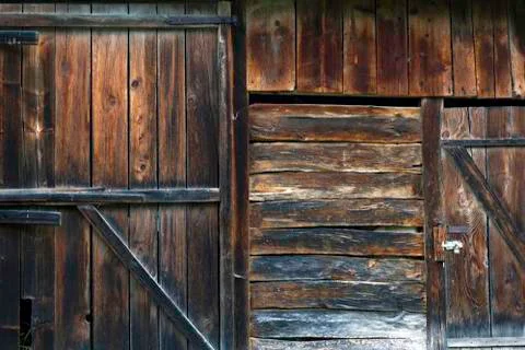 Old Barn door Stock Photos