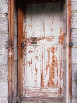 Old barn door Stock Photos