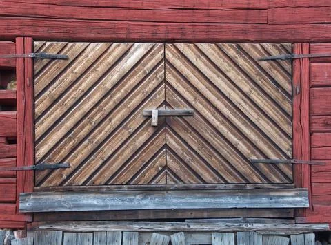 Old barn door 写真素材