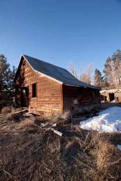 An old barn or cabin Stock Photos