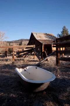 An old barn or cabin Stock Photos