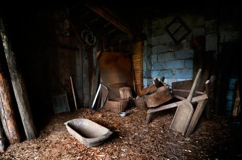 Old barn Foto stock