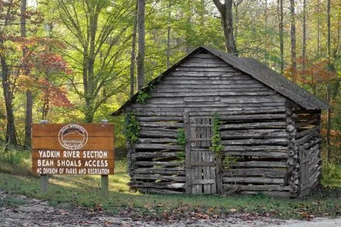 Old Barn Pilot Mountain State Park Stock Photos