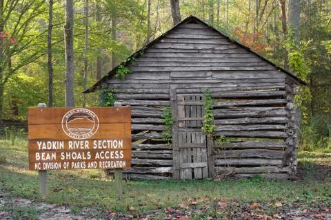 Old Barn Pilot Mountain State Park Stock Photos