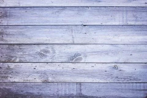 Old barn wood blue grey plank door draped texture background Stock Photos
