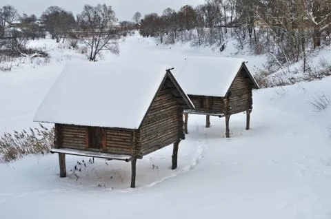 Old barns Stock Photos