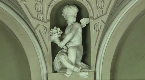 Old baroque architecture Stock-Footage 37256117