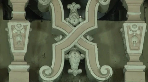 Old baroque architecture Stock-Footage 37256386