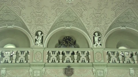 Old baroque architecture Stock-Footage 37257961