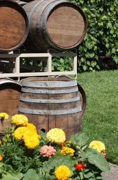 Old Barrels Stock Photos