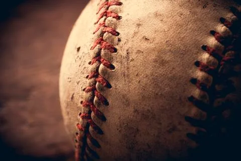 Old baseball background Stock Photos